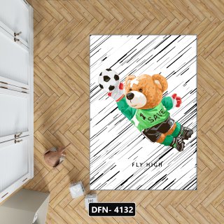 فرش خرس و فوتبال