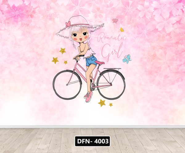پوستر دختر و دوچرخه