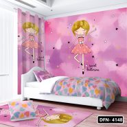 ست کامل اتاق کودک دختر بالرین و ستاره